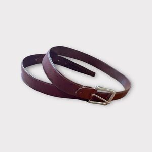 Officin Artigiana | Genuine Brown Leather Belt Made in Italy Size 42 Men's